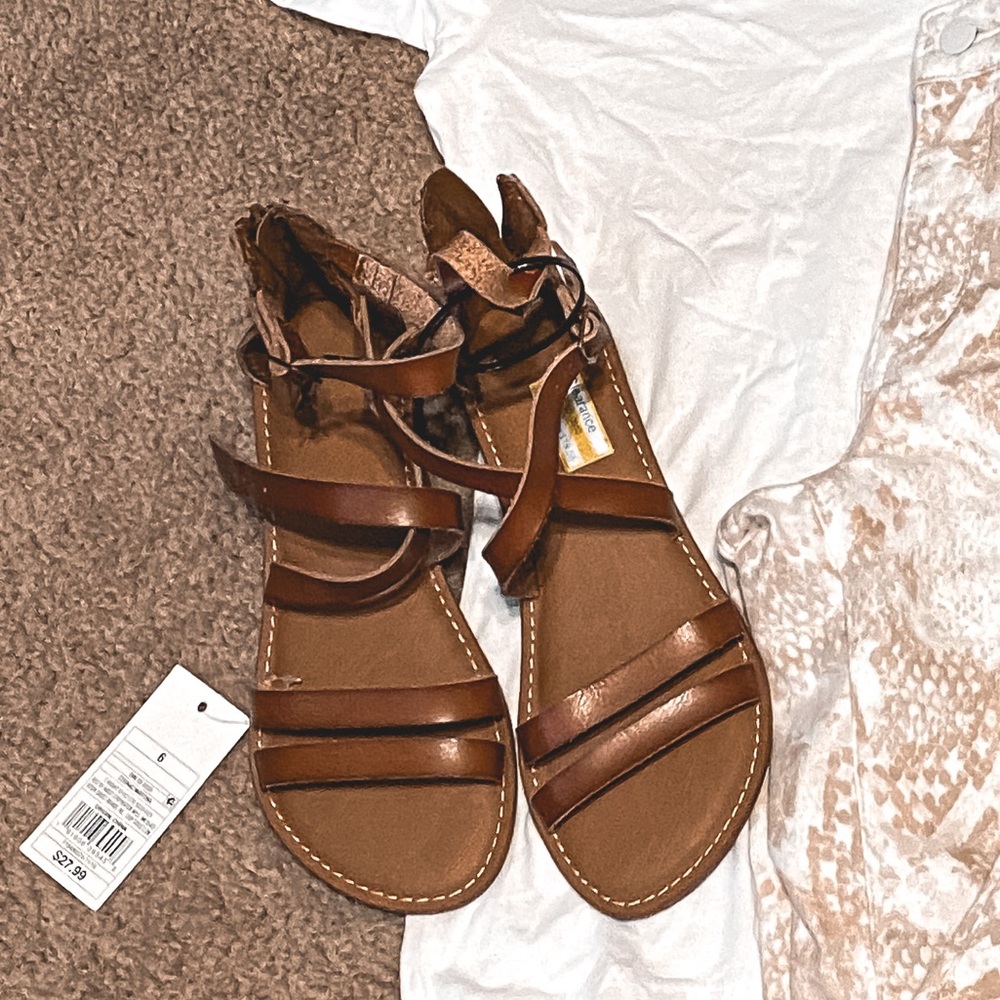 Sandals brown leather